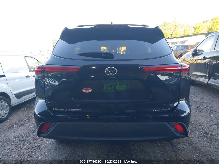 2021 Toyota Highlander Xle VIN: 5TDGZRBHXMS547131 Lot: 37784360