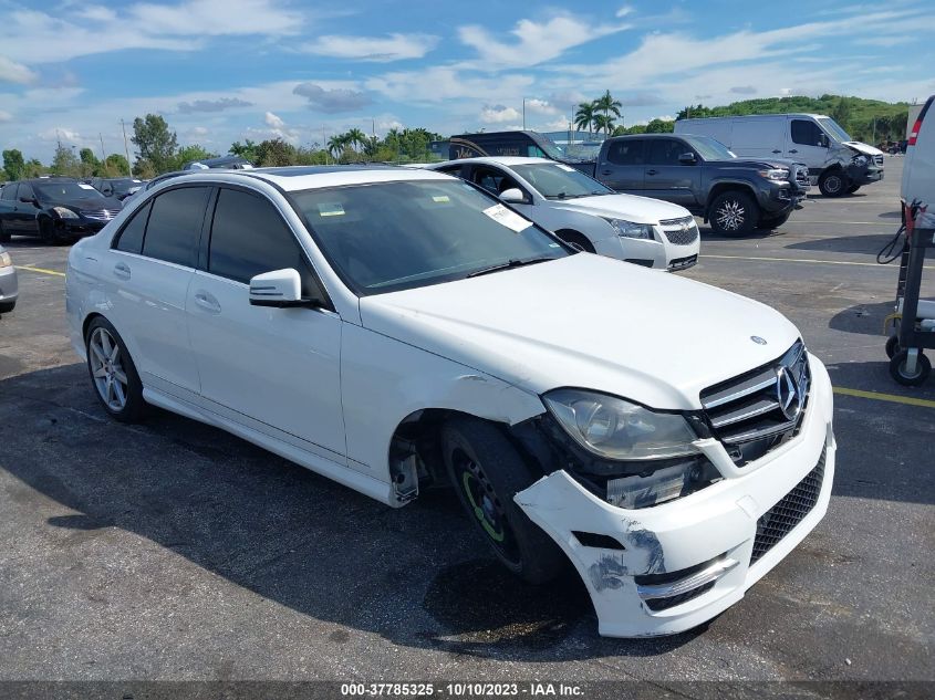 2014 Mercedes-Benz C 250 Sport/Luxury VIN: WDDGF4HB2EA956338 Lot: 37785325