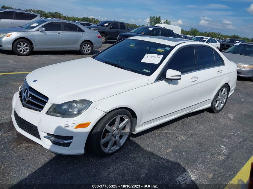 2014 Mercedes-Benz C 250 Sport/Luxury VIN: WDDGF4HB2EA956338 Lot: 37785325