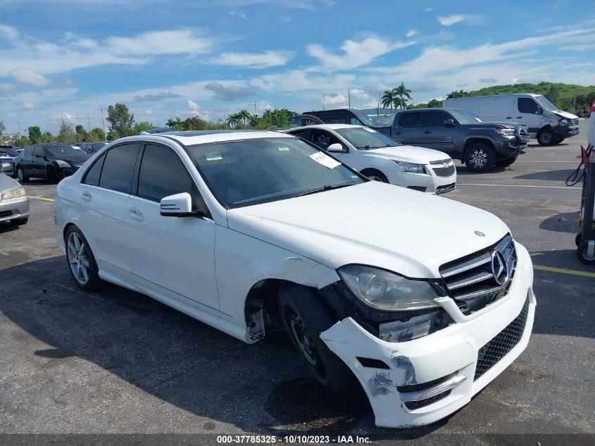 2014 Mercedes-Benz C 250 Sport/Luxury VIN: WDDGF4HB2EA956338 Lot: 37785325