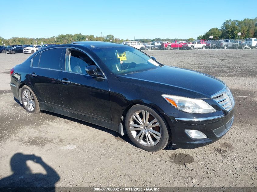 2013 Hyundai Genesis 3.8 VIN: KMHGC4DD5DU229858 Lot: 40730173