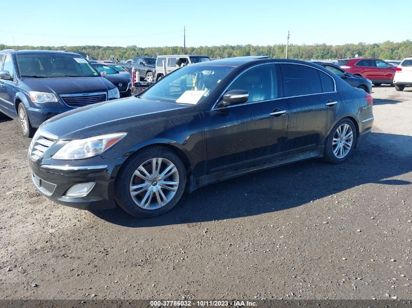 2013 Hyundai Genesis 3.8 VIN: KMHGC4DD5DU229858 Lot: 40730173