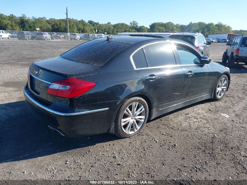 2013 Hyundai Genesis 3.8 VIN: KMHGC4DD5DU229858 Lot: 40730173