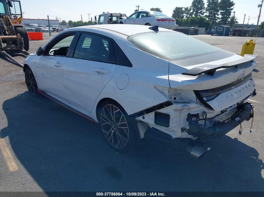 KMHLW4AK7NU001385 2022 Hyundai Elantra N