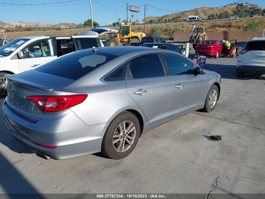 2016 Hyundai Sonata Se VIN: 5NPE24AF0GH345603 Lot: 37787334