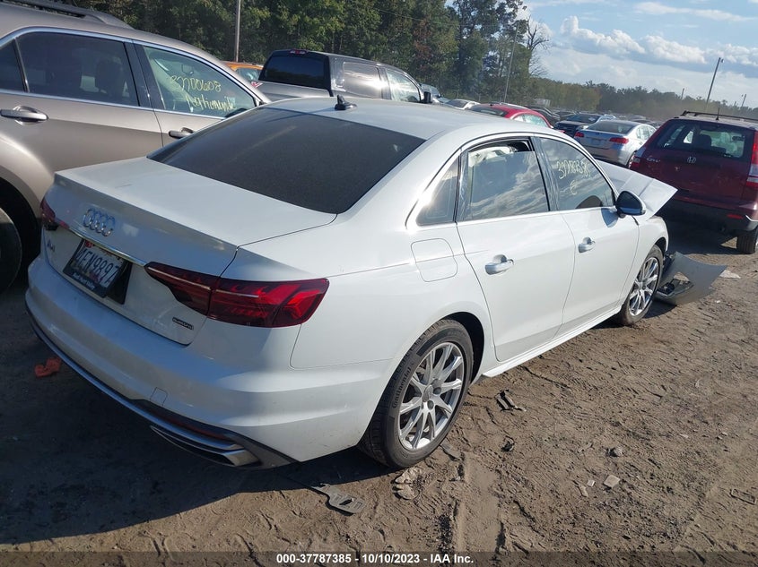2021 AUDI A4 VIN: WAUABAF42MN010114