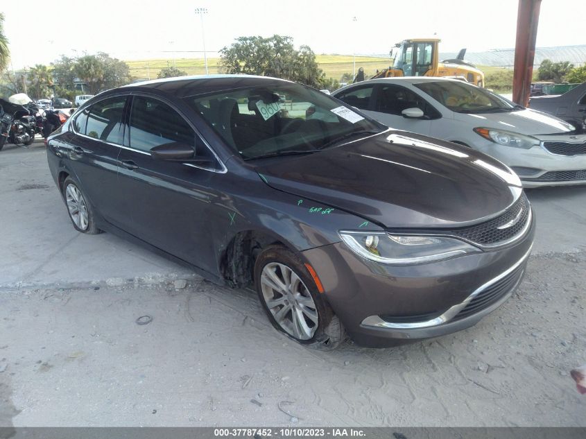 2015 Chrysler 200 Limited VIN: 1C3CCCABXFN502875 Lot: 37787452