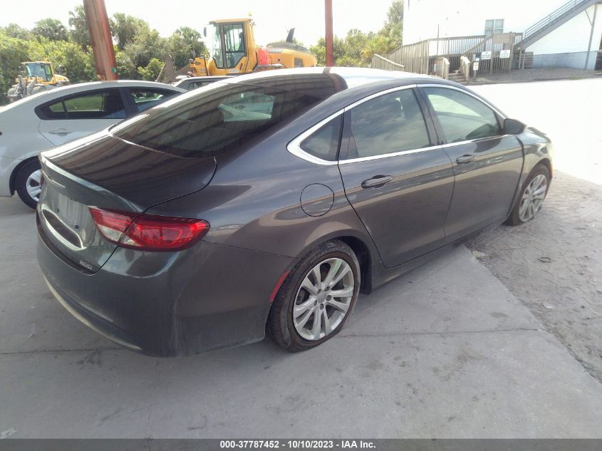 2015 Chrysler 200 Limited VIN: 1C3CCCABXFN502875 Lot: 37787452