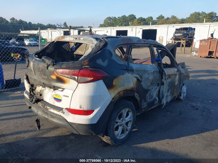 2017 Hyundai Tucson Se VIN: KM8J3CA45HU569800 Lot: 37788060