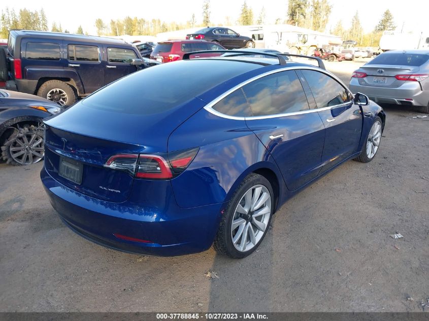 2019 Tesla Model 3 Long Range/Performance VIN: 5YJ3E1EB3KF497936 Lot: 37788845