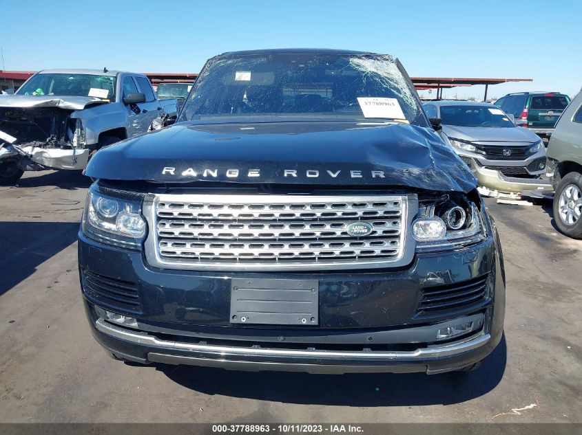 2017 Land Rover Range Rover 3.0L V6 Turbocharged Diesel Hse Td6 VIN: SALGS2FK8HA349306 Lot: 37788963