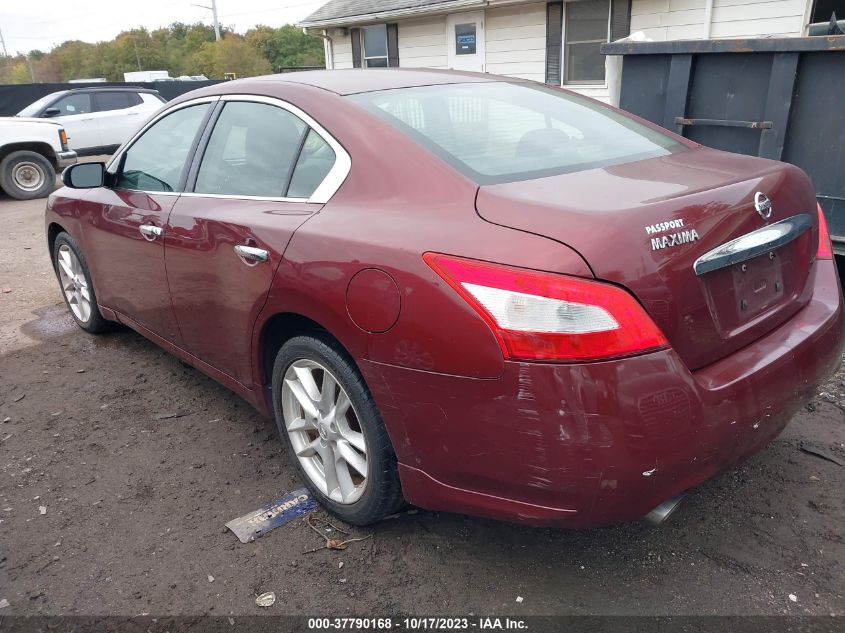 2009 Nissan Maxima 3.5 Sv VIN: 1N4AA51E49C846142 Lot: 37790168