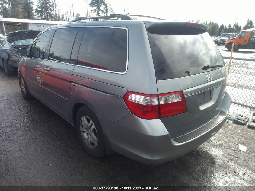 2005 Honda Odyssey Ex-L VIN: 5FNRL38745B037613 Lot: 37790190