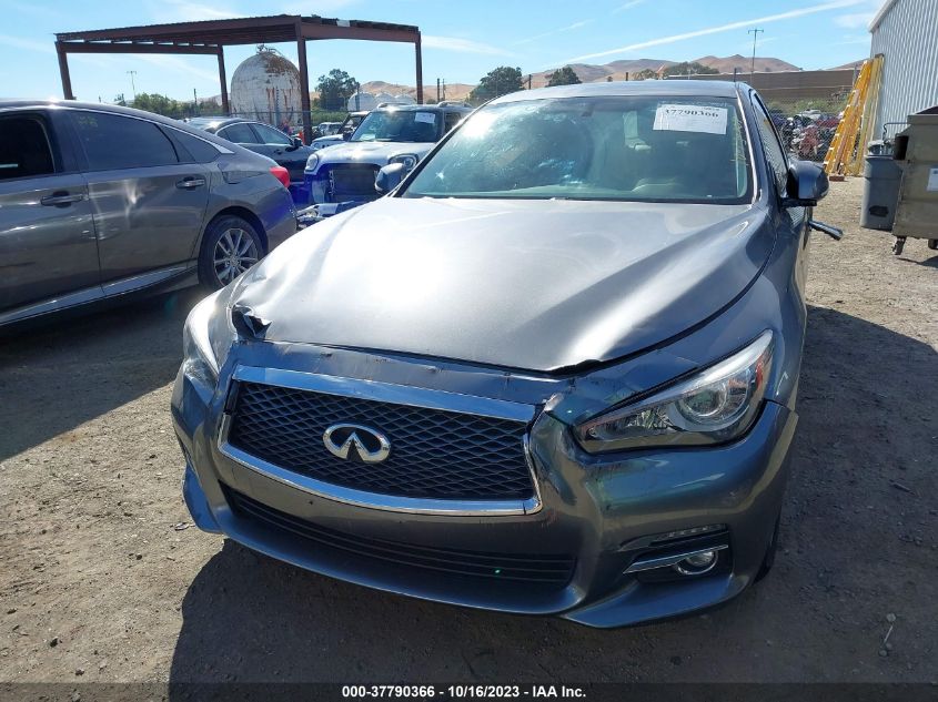 2014 Infiniti Q50 Premium VIN: JN1BV7AR3EM698851 Lot: 37790366