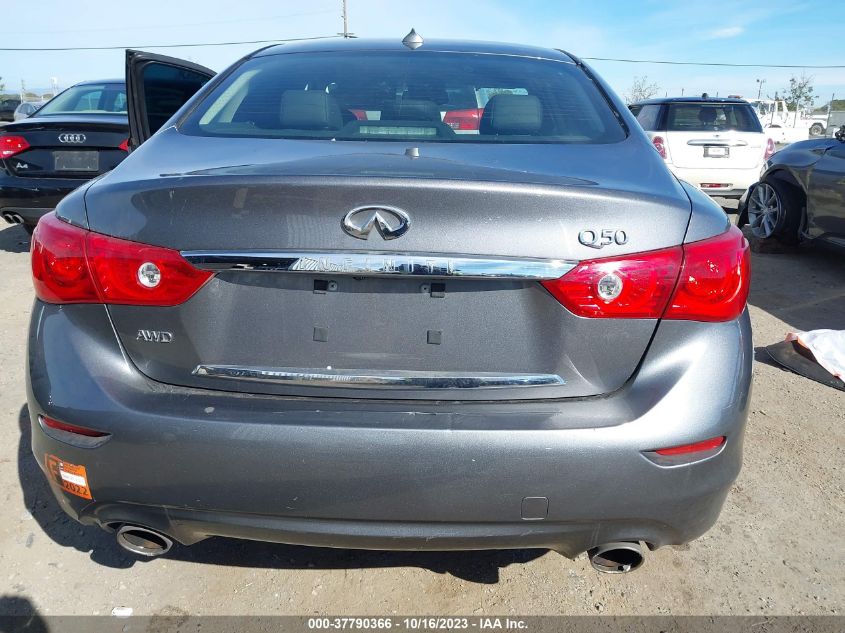 2014 Infiniti Q50 Premium VIN: JN1BV7AR3EM698851 Lot: 37790366