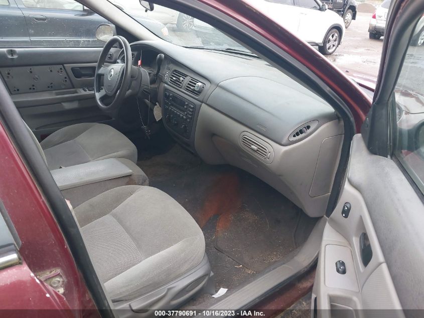 2005 Mercury Sable Gs VIN: 1MEFM50225A633936 Lot: 37790691