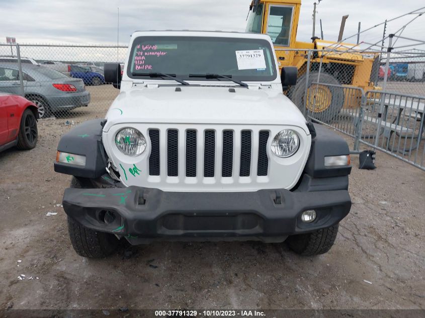 2018 Jeep Wrangler Unlimited Sport VIN: 1C4HJXDN6JW331856 Lot: 37791329