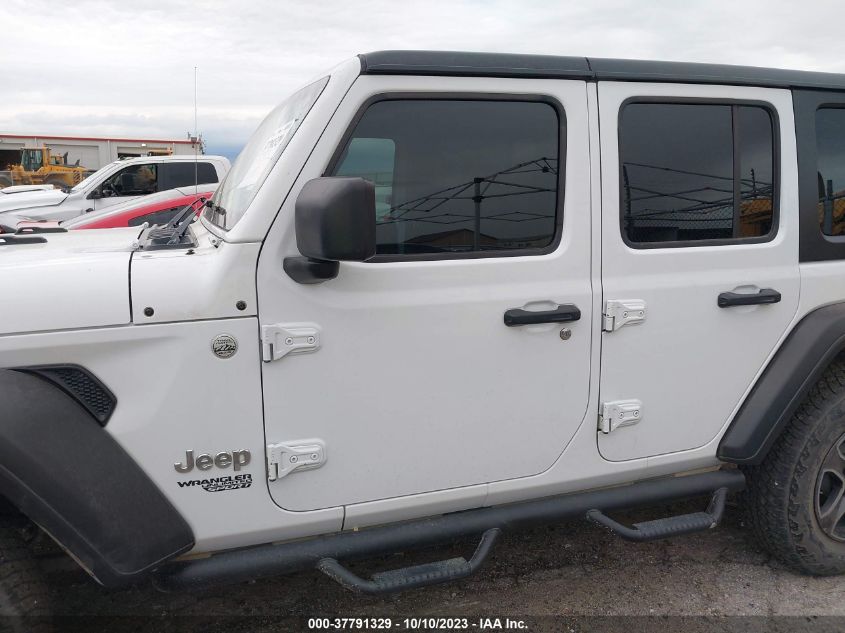 2018 Jeep Wrangler Unlimited Sport VIN: 1C4HJXDN6JW331856 Lot: 37791329