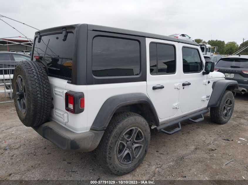 2018 Jeep Wrangler Unlimited Sport VIN: 1C4HJXDN6JW331856 Lot: 37791329