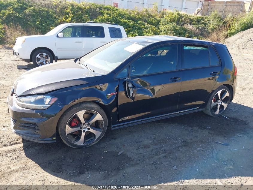 2018 Volkswagen Golf Gti S/Se/Autobahn VIN: 3VW547AU5JM296276 Lot: 37791826