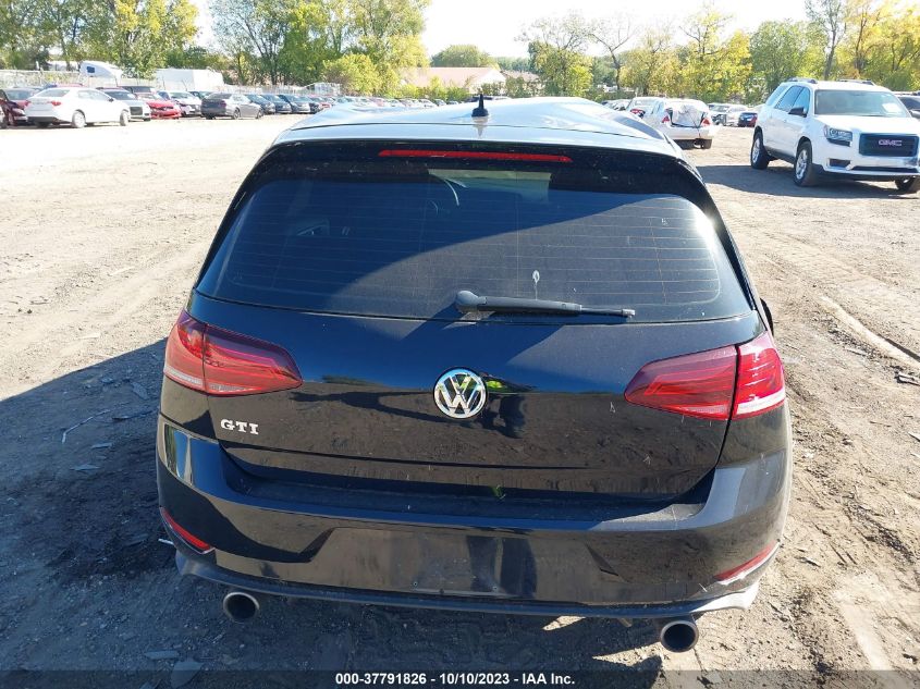 2018 Volkswagen Golf Gti S/Se/Autobahn VIN: 3VW547AU5JM296276 Lot: 37791826