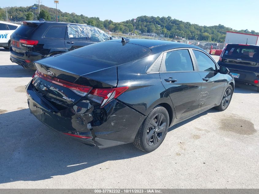 2023 Hyundai Elantra Hybrid Blue VIN: KMHLM4AJXPU043632 Lot: 37792232