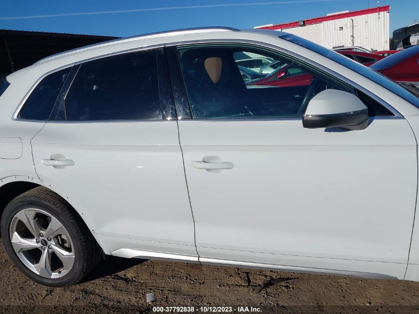 2021 Audi Q5 Premium Plus 45 Tfsi Quattro S Tronic VIN: WA1BAAFY5M2130563 Lot: 37792838