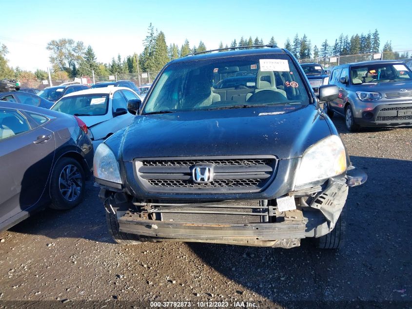 2005 Honda Pilot Ex VIN: 2HKYF18455H557317 Lot: 37792873