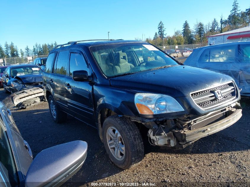 2005 Honda Pilot Ex VIN: 2HKYF18455H557317 Lot: 37792873