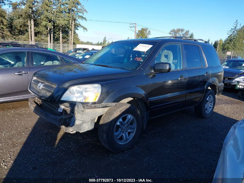 2005 Honda Pilot Ex VIN: 2HKYF18455H557317 Lot: 37792873