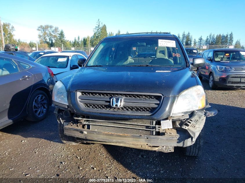 2005 Honda Pilot Ex VIN: 2HKYF18455H557317 Lot: 37792873