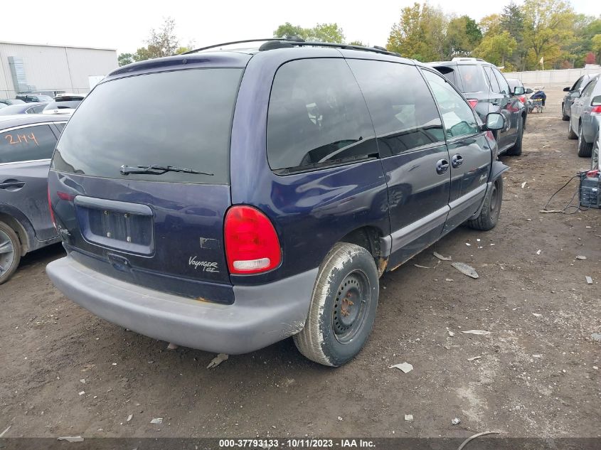 1999 Plymouth Voyager Se VIN: 2P4GP45G0XR355186 Lot: 37793133