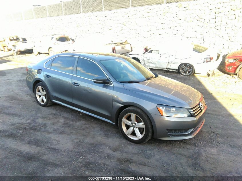 2013 Volkswagen Passat Se W/Sunroof & Nav VIN: 1VWBP7A34DC087280 Lot: 37793298