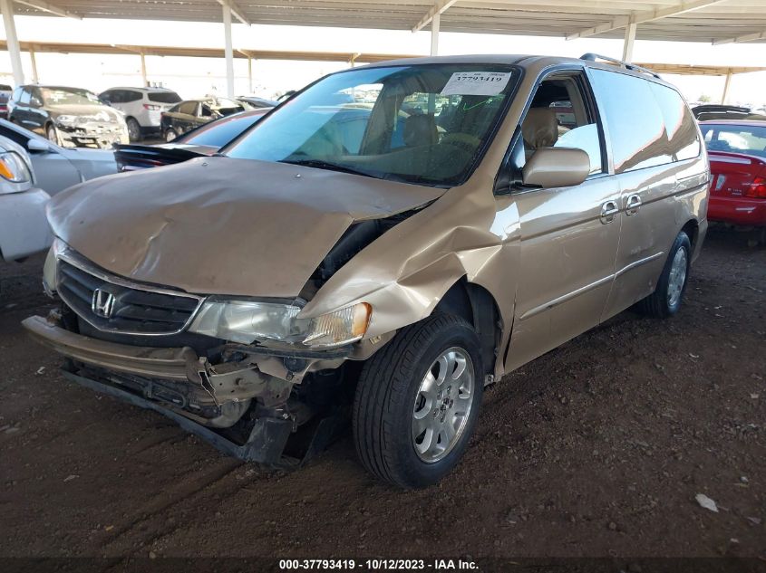 2002 Honda Odyssey Ex VIN: 2HKRL18652H550605 Lot: 37793419