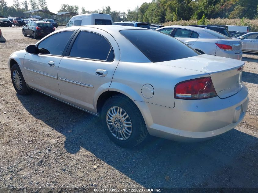 2001 Chrysler Sebring Lx VIN: 1C3EL46U71N515777 Lot: 37793922