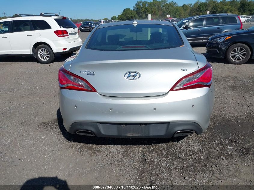 2013 Hyundai Genesis 3.8 Grand Touring VIN: KMHHU6KJ7DU104026 Lot: 37794600