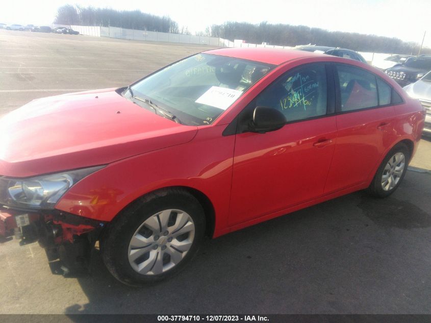 2015 Chevrolet Cruze Ls Auto VIN: 1G1PA5SG5F7106987 Lot: 37794710