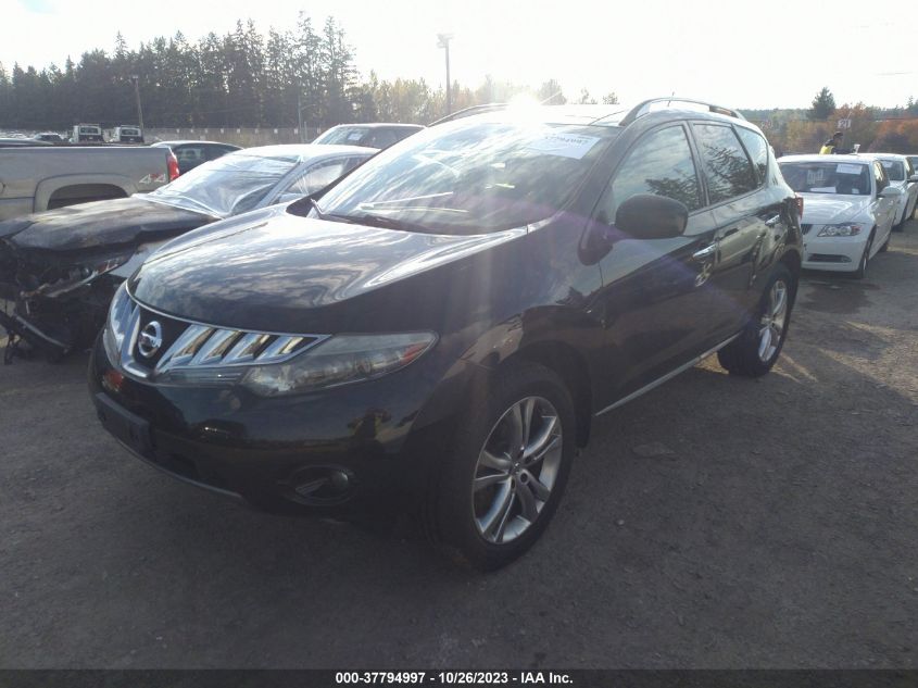 2010 Nissan Murano Le VIN: JN8AZ1MW9AW122048 Lot: 37794997