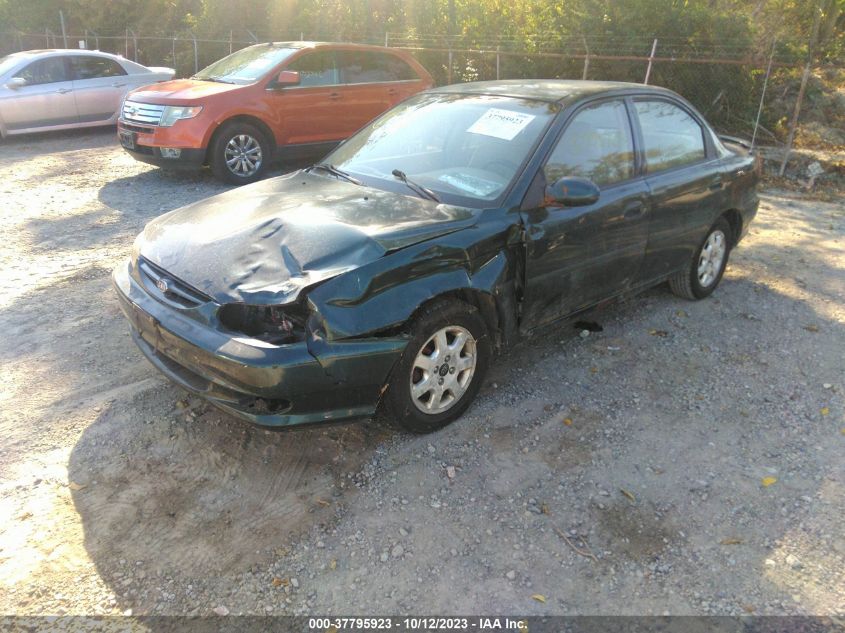 2001 Kia Sephia VIN: KNAFB121015050043 Lot: 37795923