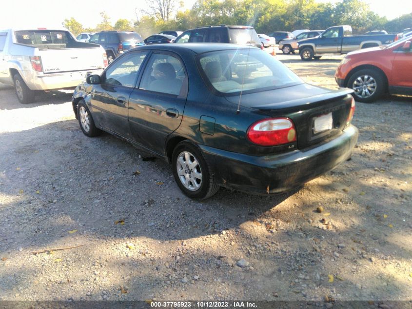 2001 Kia Sephia VIN: KNAFB121015050043 Lot: 37795923