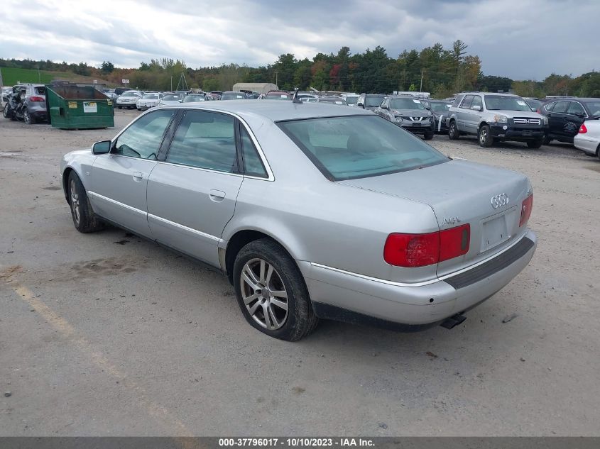 2003 Audi A8 VIN: WAUML44D83N000250 Lot: 37796017