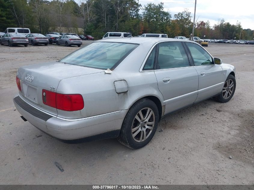 2003 Audi A8 VIN: WAUML44D83N000250 Lot: 37796017