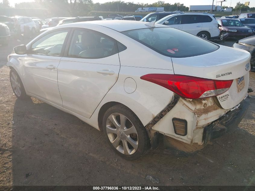 2013 Hyundai Elantra Limited VIN: 5NPDH4AE3DH282008 Lot: 37796036