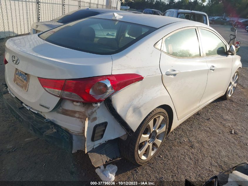 2013 Hyundai Elantra Limited VIN: 5NPDH4AE3DH282008 Lot: 37796036