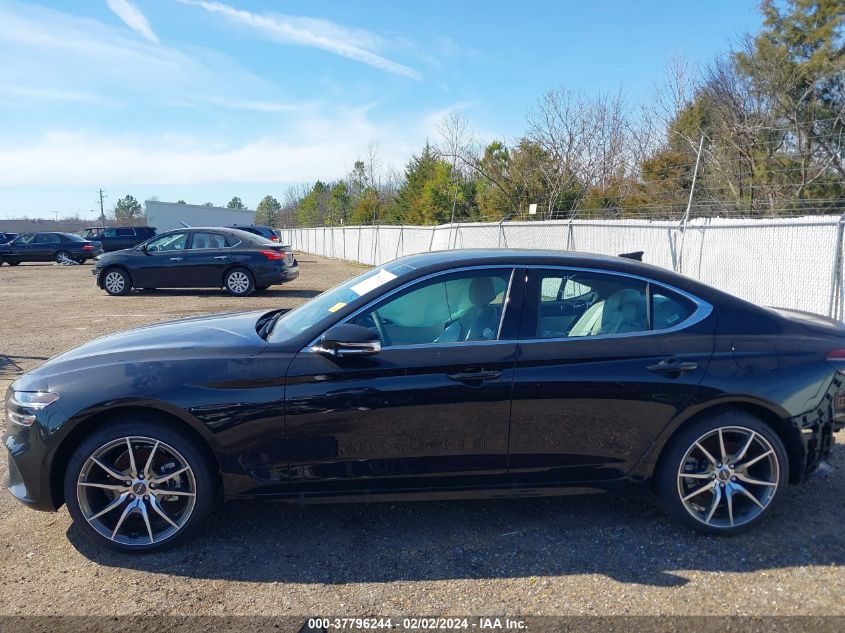 2023 Genesis G70 2.0T Awd VIN: KMTG34TA9PU131434 Lot: 37796244