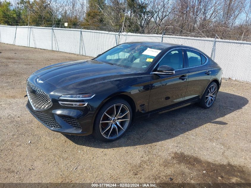 2023 Genesis G70 2.0T Awd VIN: KMTG34TA9PU131434 Lot: 37796244