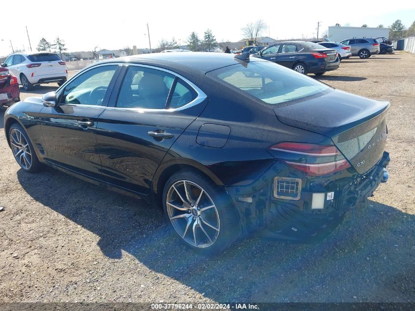 2023 Genesis G70 2.0T Awd VIN: KMTG34TA9PU131434 Lot: 37796244