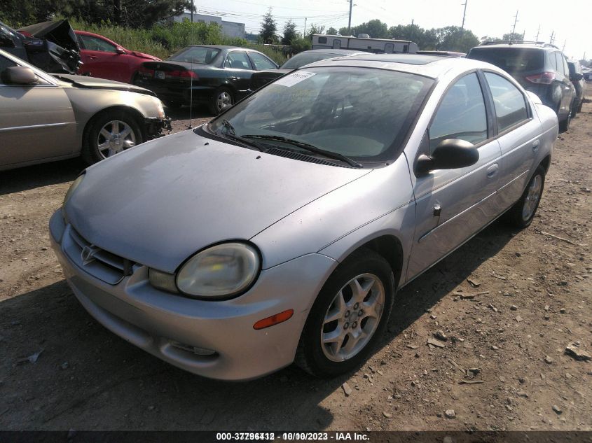 2002 Dodge Neon Sxt VIN: 1B3ES56C22D549307 Lot: 37796412