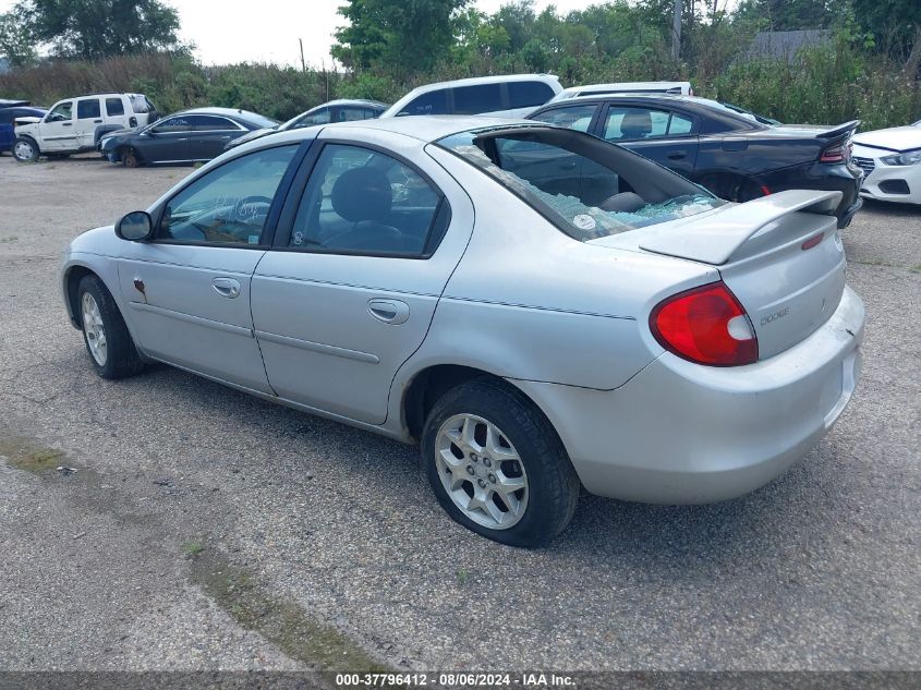 1B3ES56C22D549307 2002 Dodge Neon Sxt