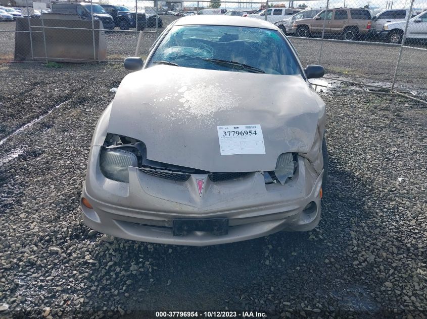 2001 Pontiac Sunfire Se VIN: 1G2JB524217320235 Lot: 37796954